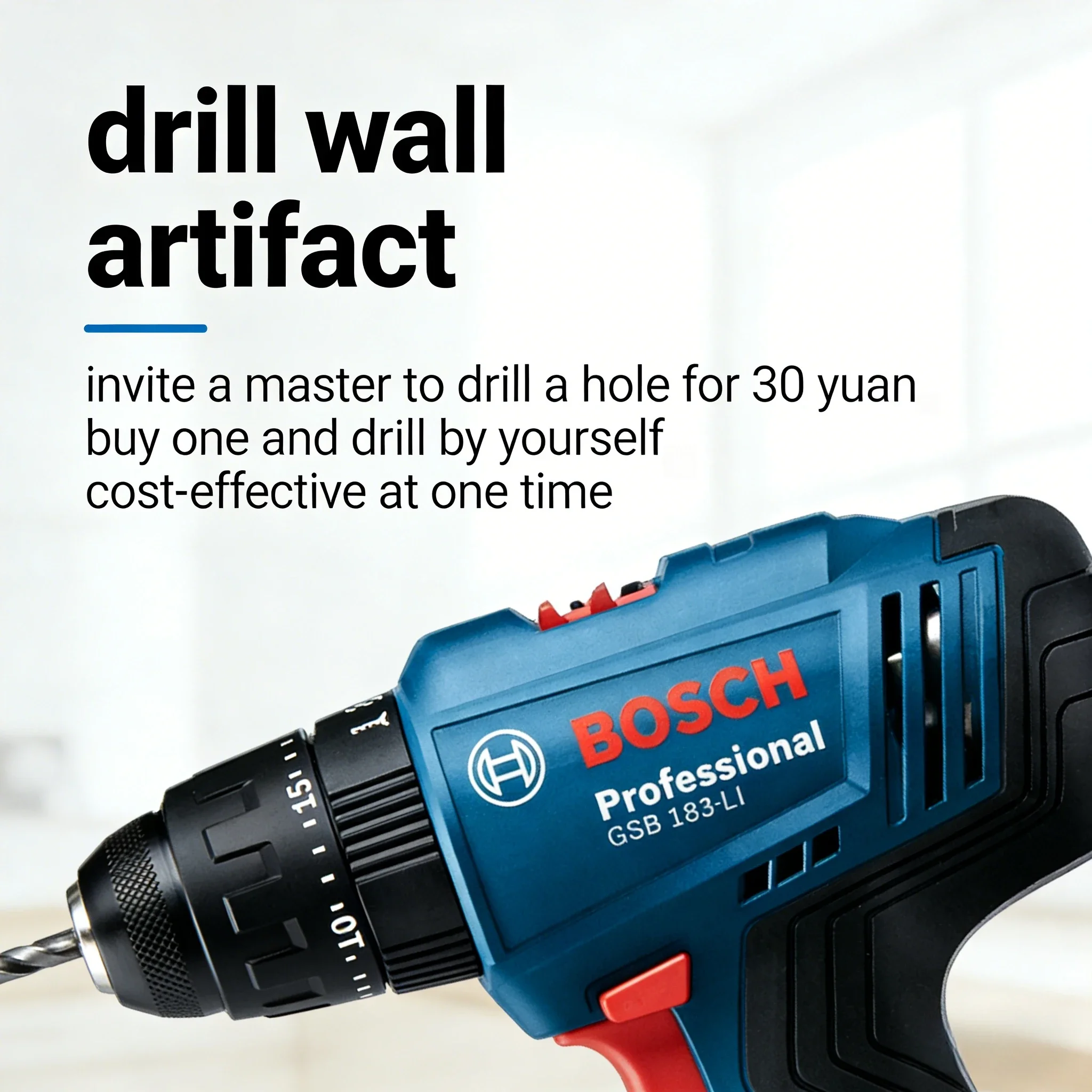 Brushless Cordless Electric Drill 18V - ボッシュ GSB183-LI 18V コードレス インパクトドライバー 高トルク