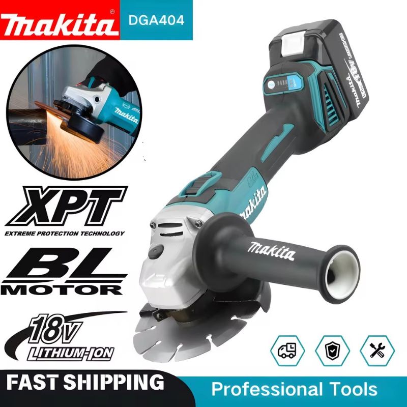 マキタ DGA404 4段階速度調整式 ブラシレス アングル - Brushless Angle Grinder Battery Powered のレビューと価格