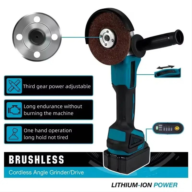 マキタ DGA404 4段階速度調整式 ブラシレス アングル - Brushless Angle Grinder Battery Powered のレビューと価格
