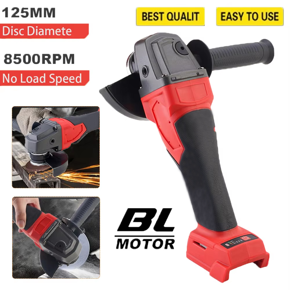 125 ミリメートル電気アングルグラインダー 3 ギアブラシ - Brushless Angle Grinder Battery Powered のレビューと価格