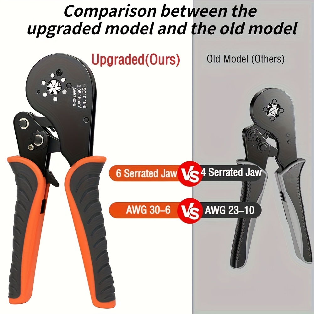 HSC8 16-6 六角形クリンパーキット、800個のPVC - Automatic Wire Stripper Cutter のレビューと価格