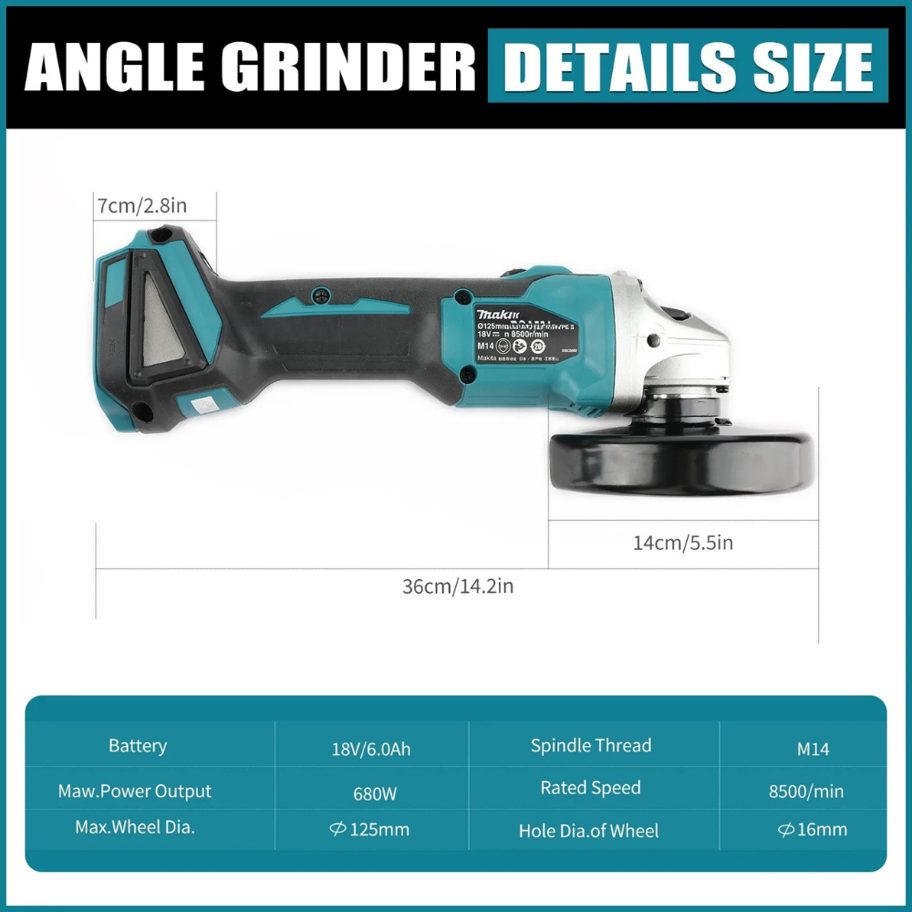 2026年製 マキタ DGA404 125mm アングルグラ - Brushless Angle Grinder Battery Powered のレビューと価格