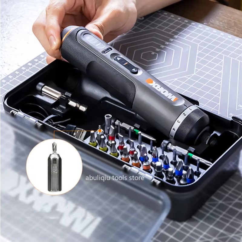 4V ミニ電動ドライバーセット WX242 WX240 スマ - Electric Screwdriver Rechargeable Usb のレビューと価格